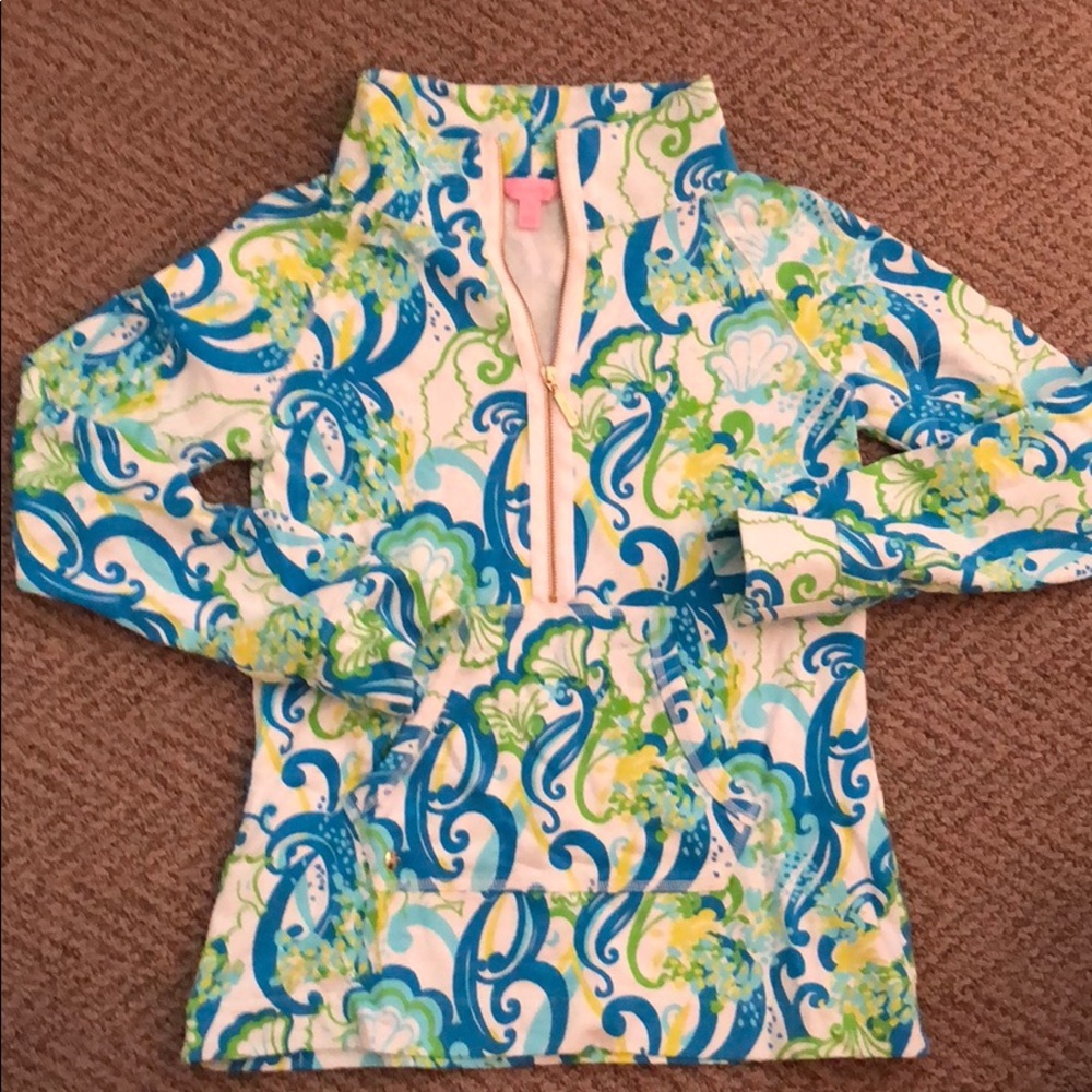 Lilly Pulitzer zip up pullover